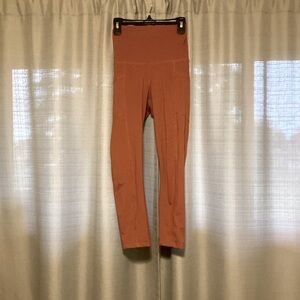 Burnt orange Yogalicious Lux cropped leggings size Extra Small